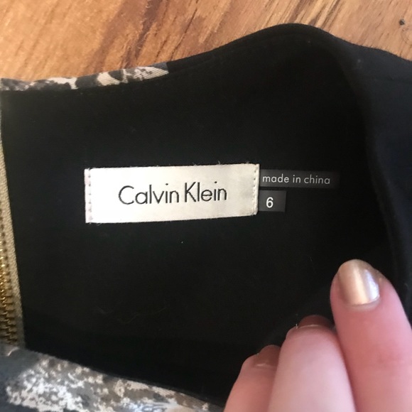 Calvin Klein snake print dress - Picture 5 of 6